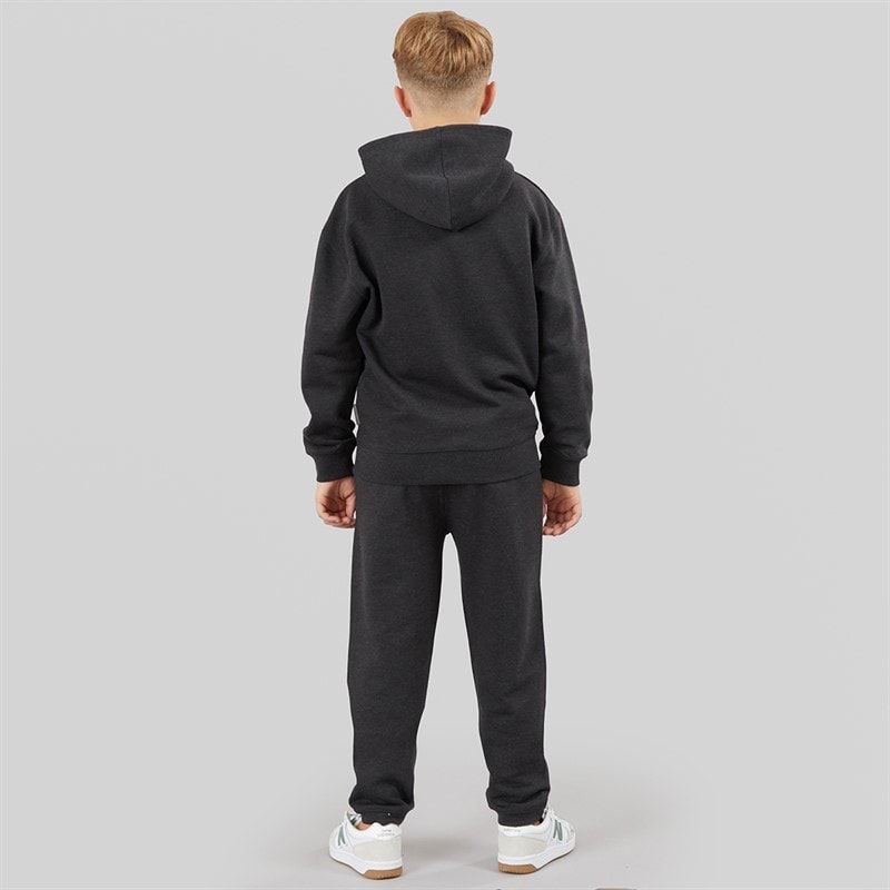 French Connection Boys Perspex O Head Hoodie Charcoal Mel - Image 2