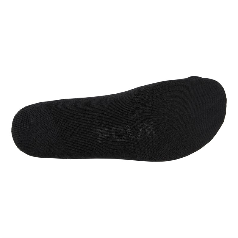 French Connection Mens Six Pack Stripe Socks Black/Charcoal Melange - Image 2