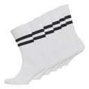 French Connection Mens Six Pack Stripe Socks White/Marine