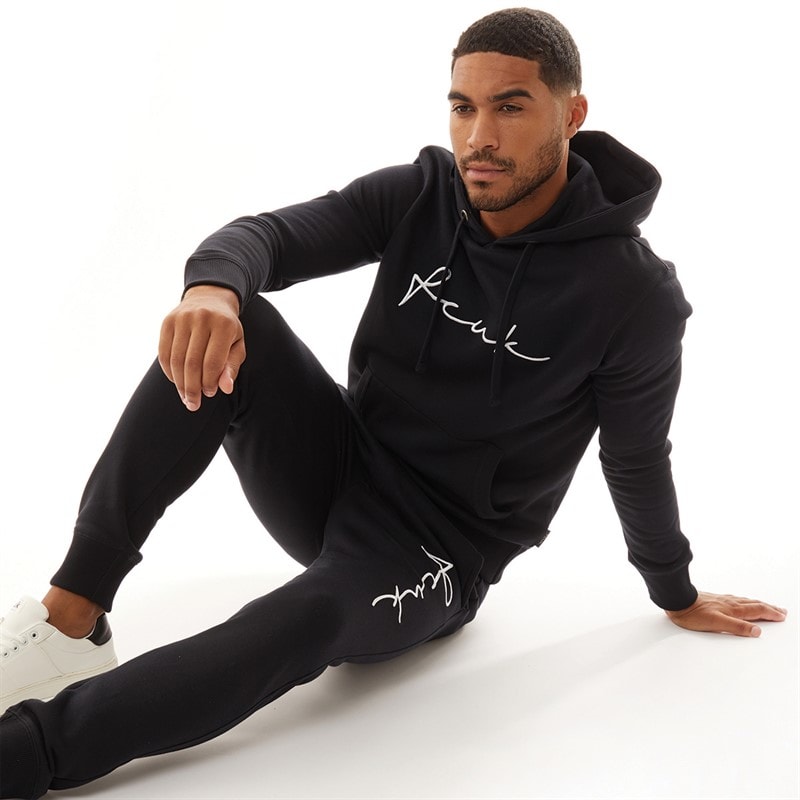 French Connection Mens Mega Scribble Tracksuit Marine/White - Image 1