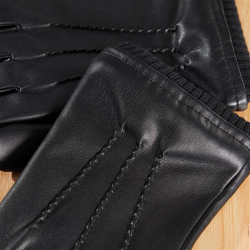 French Connection Mens Classic Gloves Black - Image 3