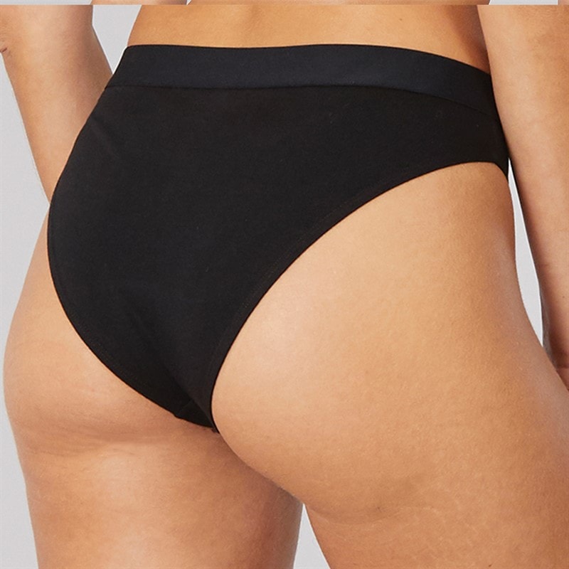 French Connection Womens Three Pack Vee Briefs Black - Image 2