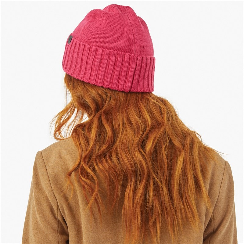 French Connection Womens Beanie Fuschia - Image 3
