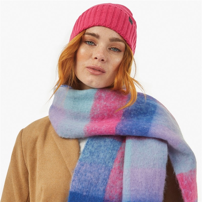 French Connection Womens Beanie Fuschia - Image 4