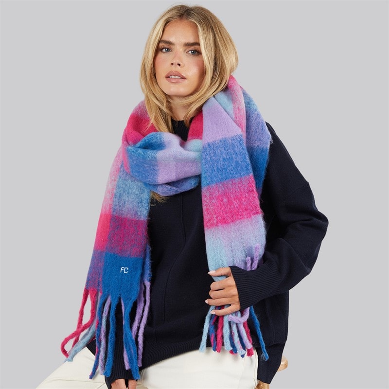 French Connection Womens Scarf Multi/Winter White - Image 1