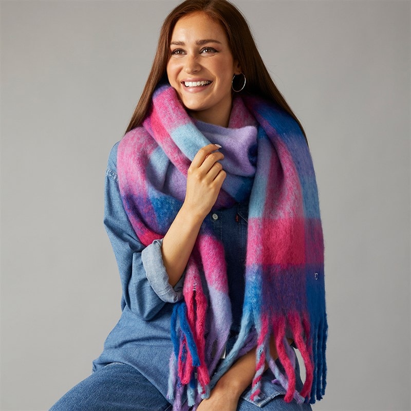 French Connection Womens Scarf Multi/Winter White - Image 2