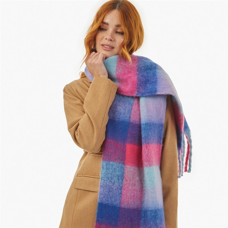 French Connection Womens Scarf Multi/Winter White - Image 3