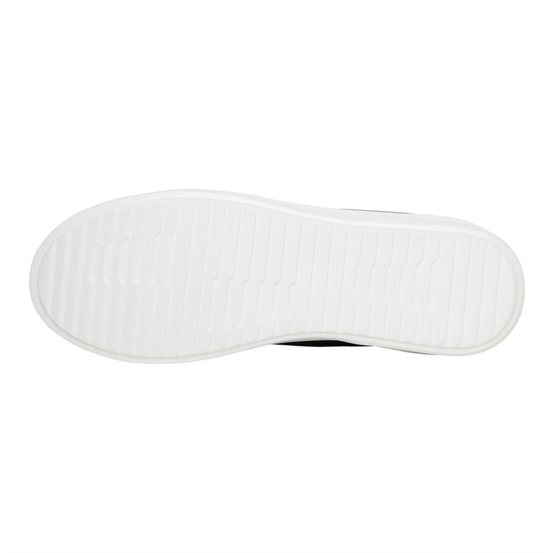French Connection Mens Hybrid Low Top Trainers Black/White - Image 2
