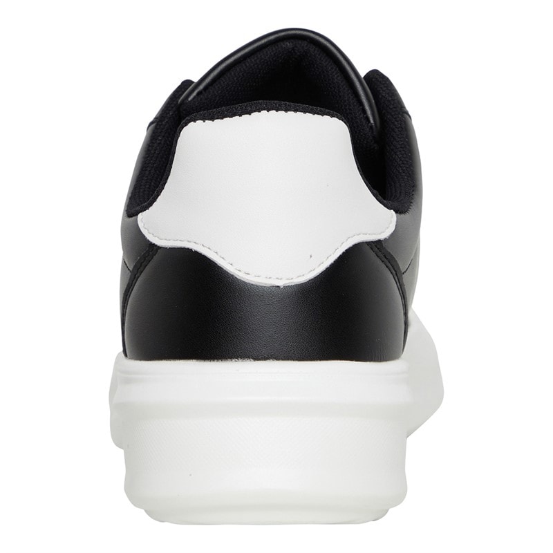 French Connection Mens Hybrid Low Top Trainers Black/White - Image 3
