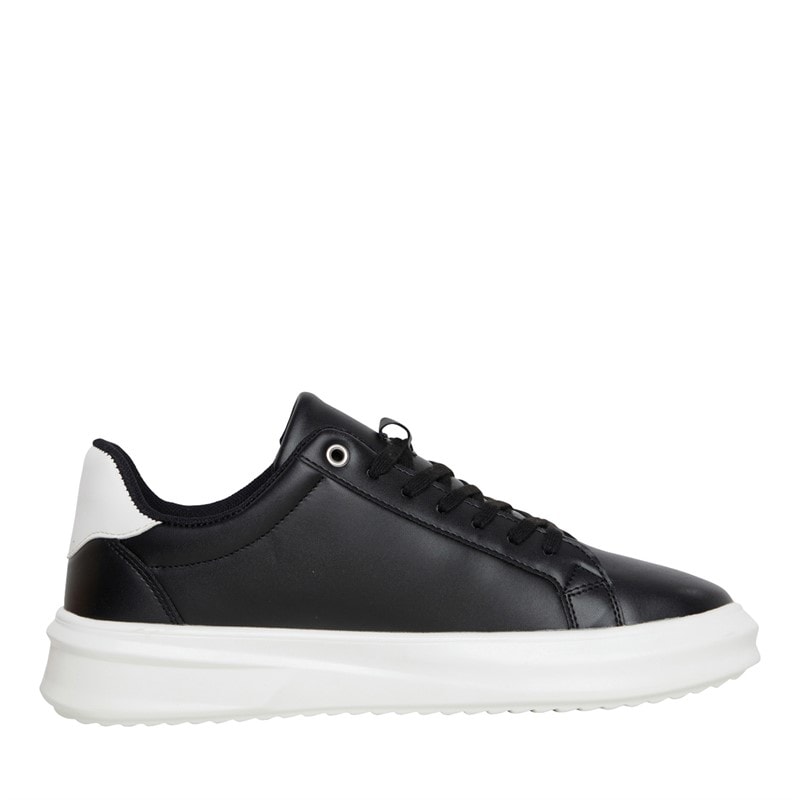French Connection Mens Hybrid Low Top Trainers Black/White - Image 5
