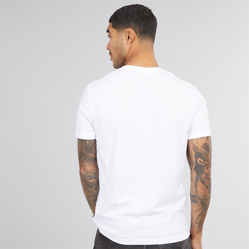French Connection Mens Bike Rude Bear T-Shirt White/Black - Image 2