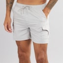 French Connection Mens Combat Swim Shorts Light Grey