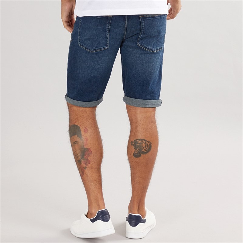 French Connection Mens Denim 2 Shorts Ind50 - Midwash - Image 2