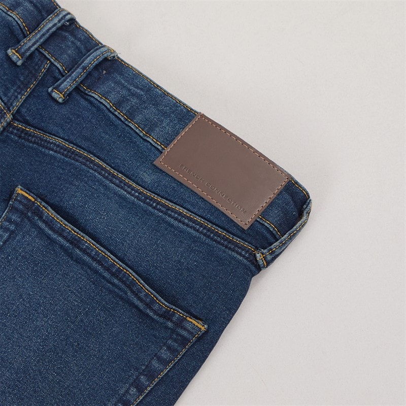 French Connection Mens Denim 2 Shorts Ind50 - Midwash - Image 3