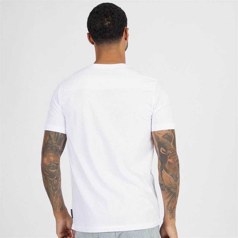 French Connection Mens Seven Pack T-Shirts Multi 5 - Marine/Light Blue Mel/Sage/Pink Mel/Lilac/Light Grey Mel/White - Image 2