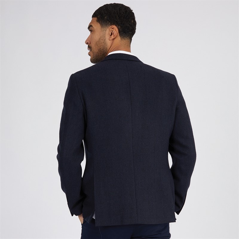 French Connection Mens Tweed Blazer Marine - Image 2