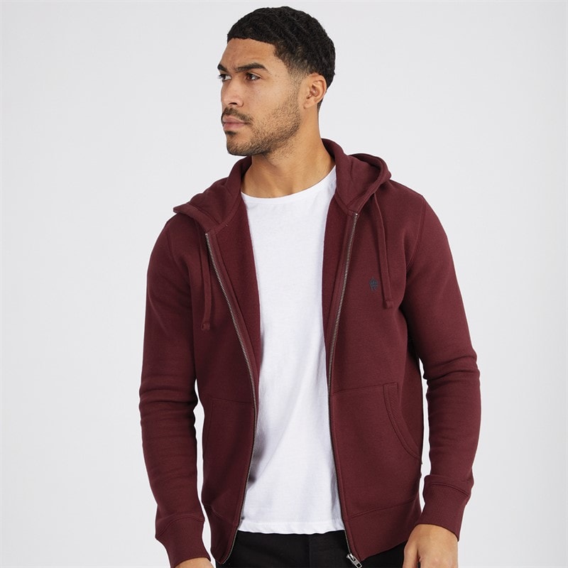 French Connection Mens FC Zip Hoodie Chateaux/Marine