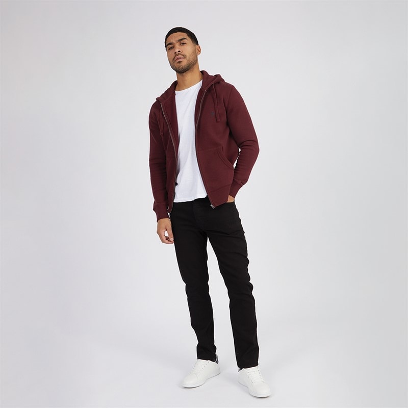 French Connection Mens FC Zip Hoodie Chateaux/Marine - Image 3