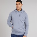 French Connection Mens FC Hoodie Light Blue