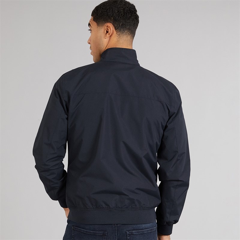 French Connection Mens Harrington Jacket Marine/Gunmetal - Image 2