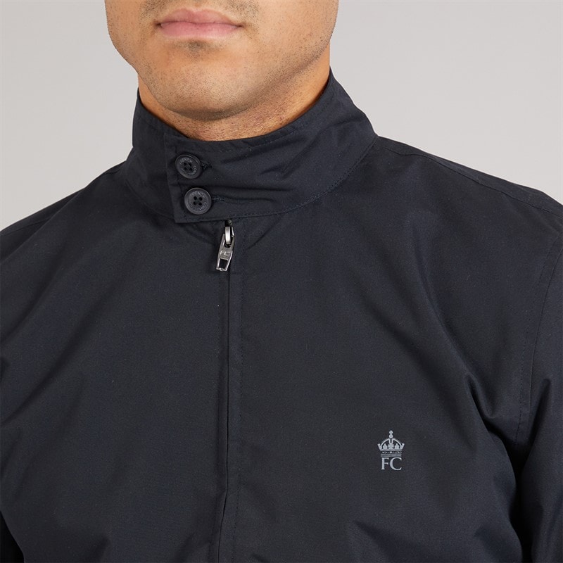 French Connection Mens Harrington Jacket Marine/Gunmetal - Image 5