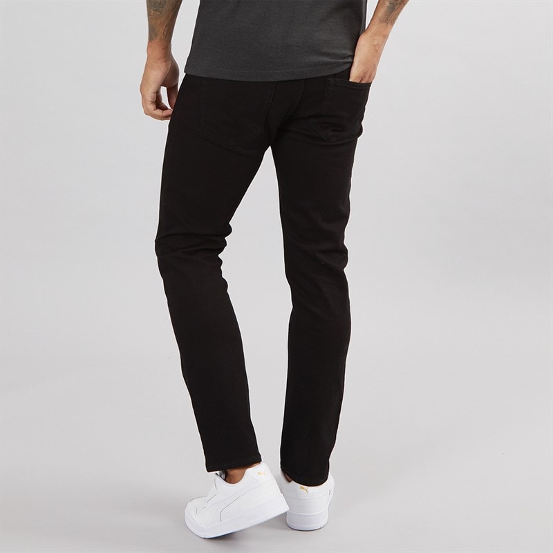 French Connection Mens Slim Fit Jeans Blk01 - Black - Image 2