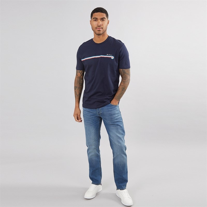 French Connection Mens Regular Fit Jeans Ind55 - Stonewash - Image 3