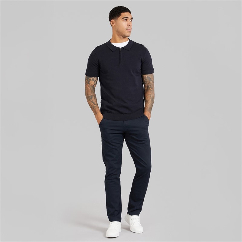 French Connection Mens Chinos Marine - Image 3