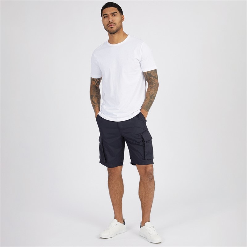 French Connection Mens Seven Pack T-Shirts Multi 2 - Black/White/Marine/Light Grey Marl/Charcoal Mel/Chateaux Mel/Khaki New - Image 3