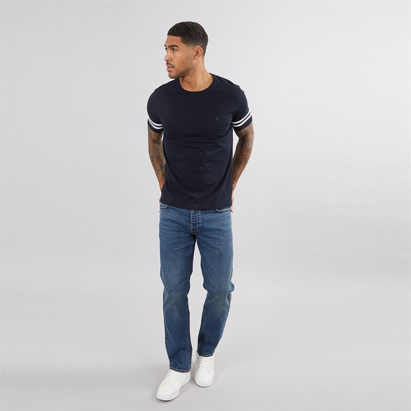 French Connection Mens Regular Fit Jeans Ind23 - Midwash - Image 2