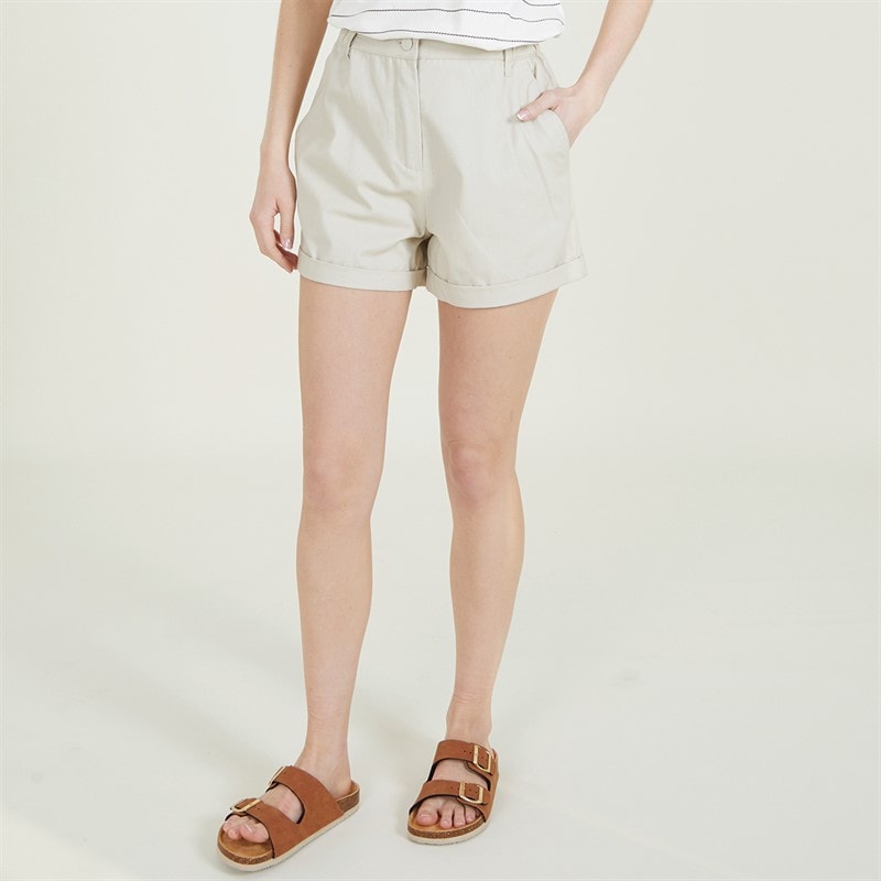 French Connection Womens Chino Shorts Stone - Image 1