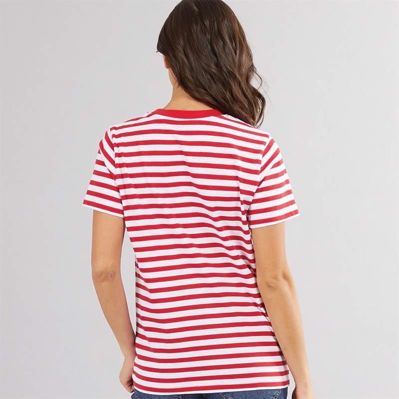 French Connection Womens Comme Ci Comme Ca T-Shirt White/Poppy/Royal Blue - Image 2