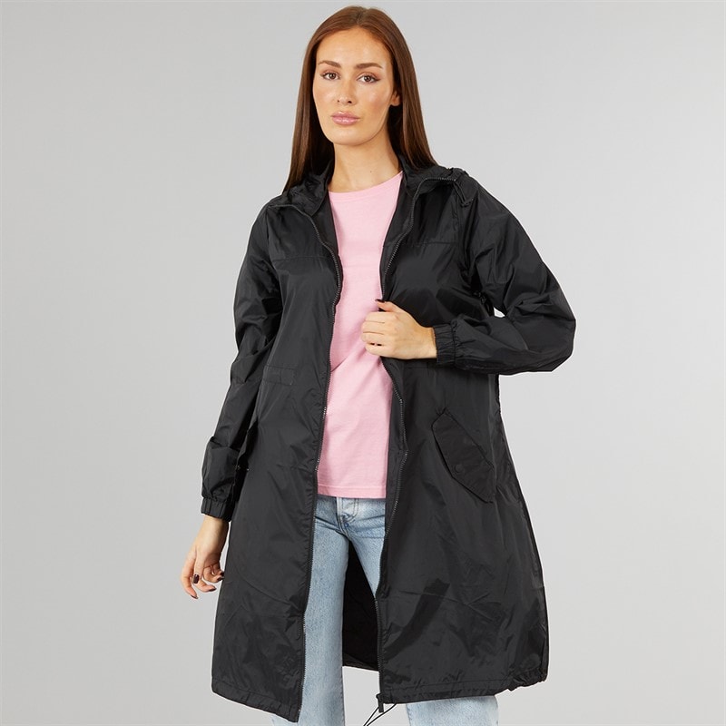 French Connection Womens Showerproof Parka Black - Image 1