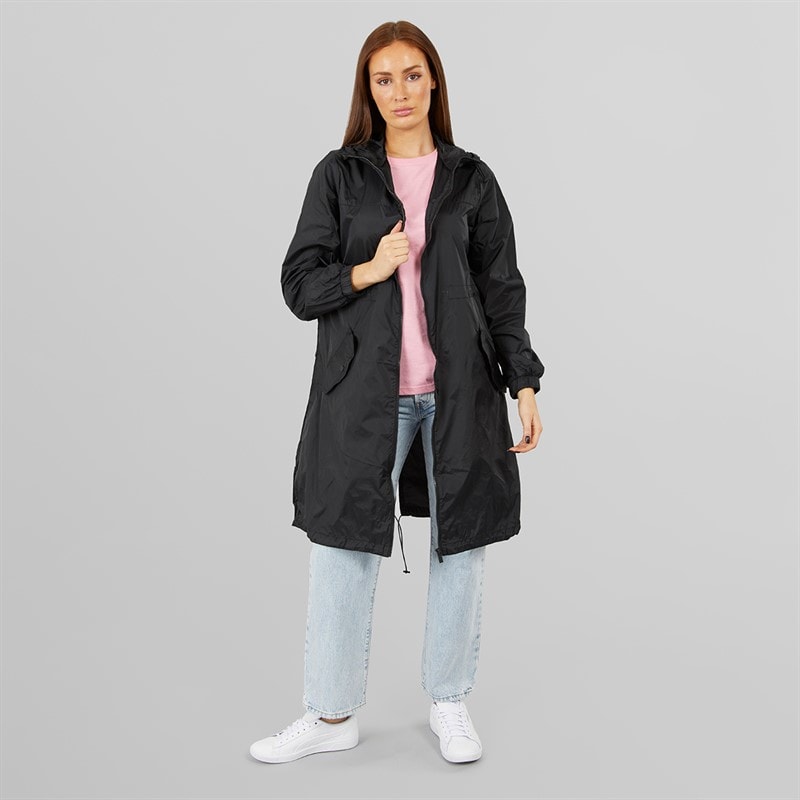 French Connection Womens Showerproof Parka Black - Image 4