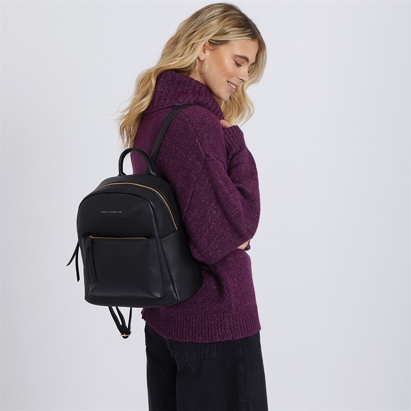 French Connection Womens Rucksack Black - Image 3