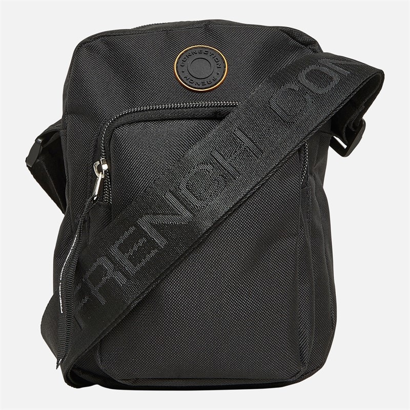 French Connection Mens Cluzet Crossbody Bag Black - Image 1
