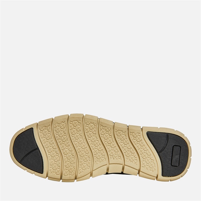 French Connection Mens Tread Sole 2 Trainers Black/Tan - Image 2
