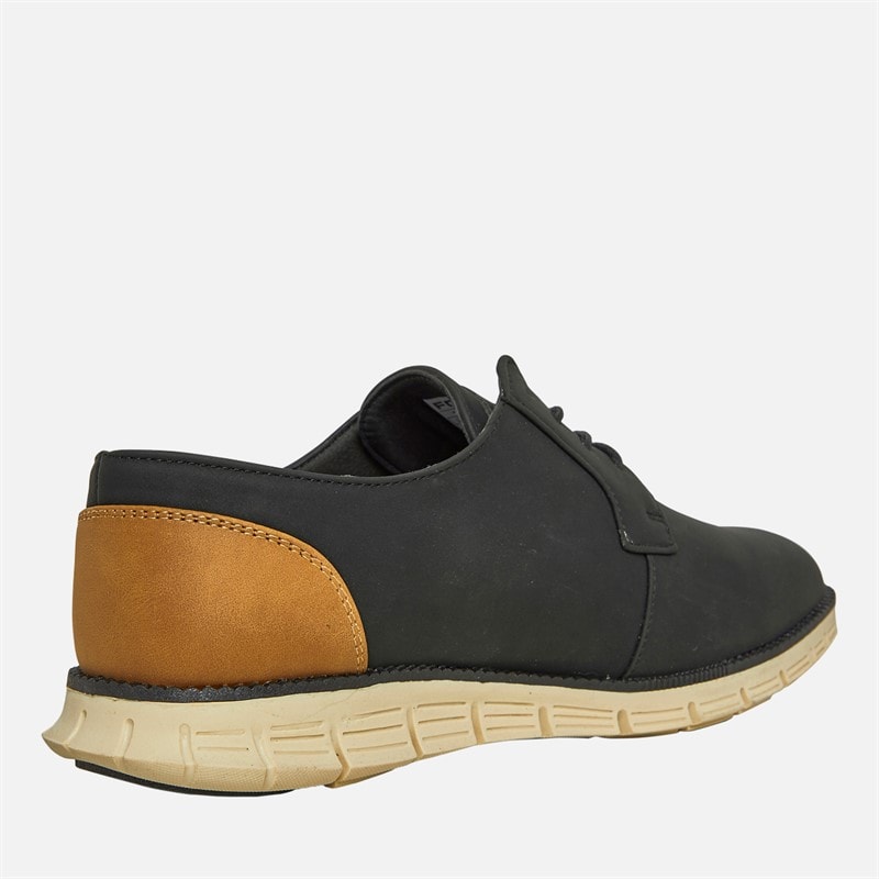French Connection Mens Tread Sole 2 Trainers Black/Tan - Image 5