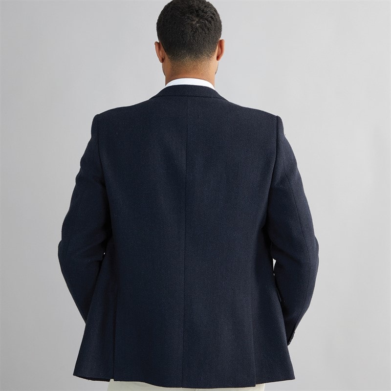 French Connection Mens Tweed Blazer Marine - Image 2