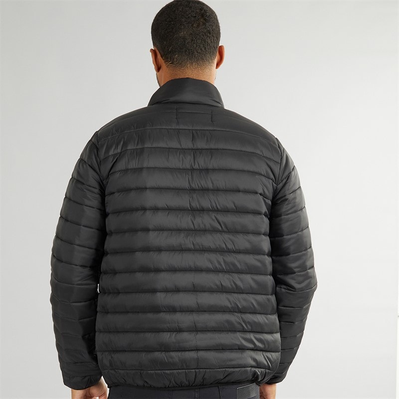 French Connection Mens Row Funnel Superlight Jacket Black - Image 2