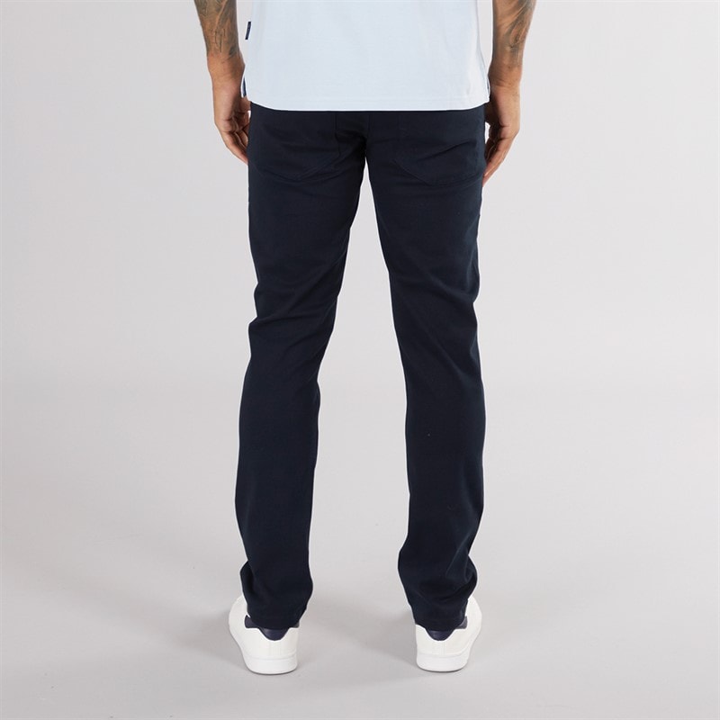 French Connection Mens Five Pocket Chinos Marine - Image 2
