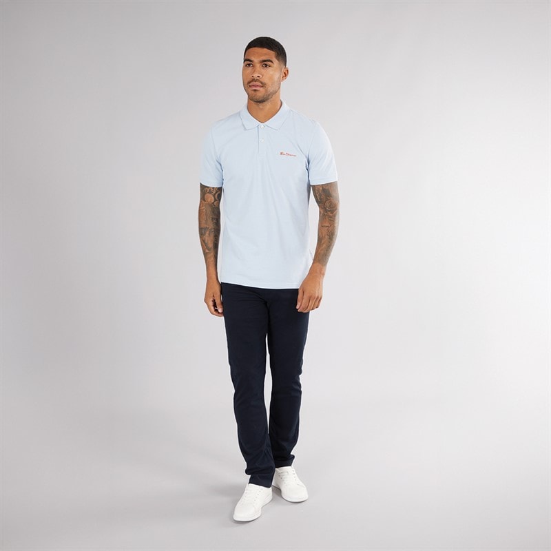 French Connection Mens Five Pocket Chinos Marine - Image 3