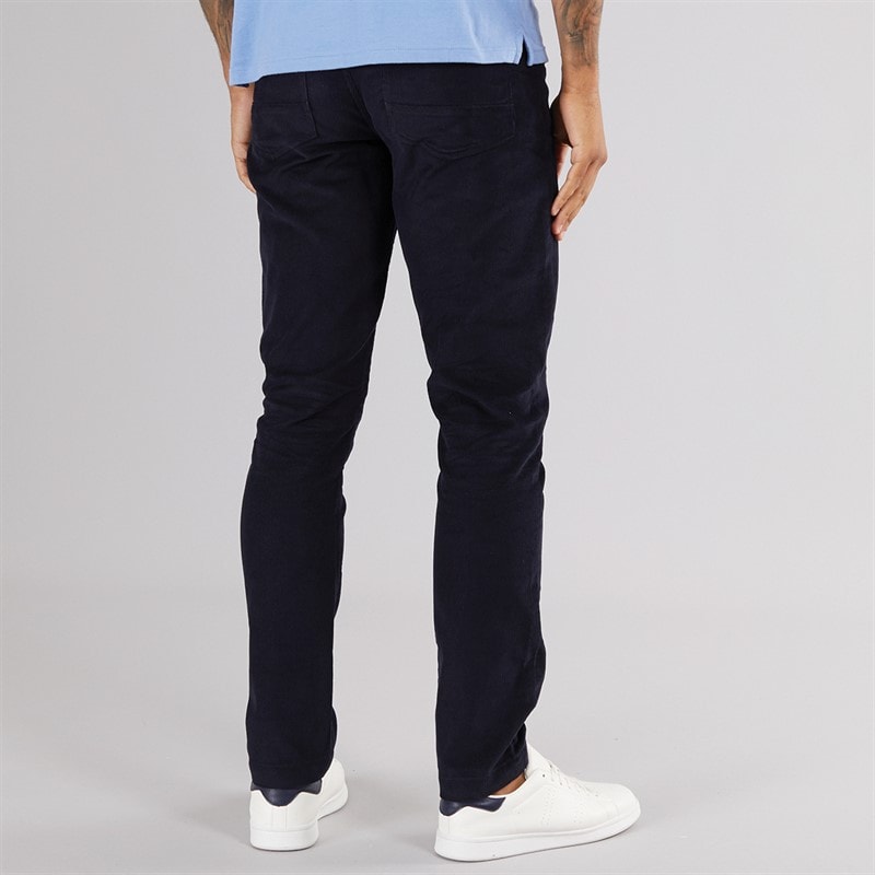 French Connection Mens Five Pocket Cord Chinos Marine - Image 2