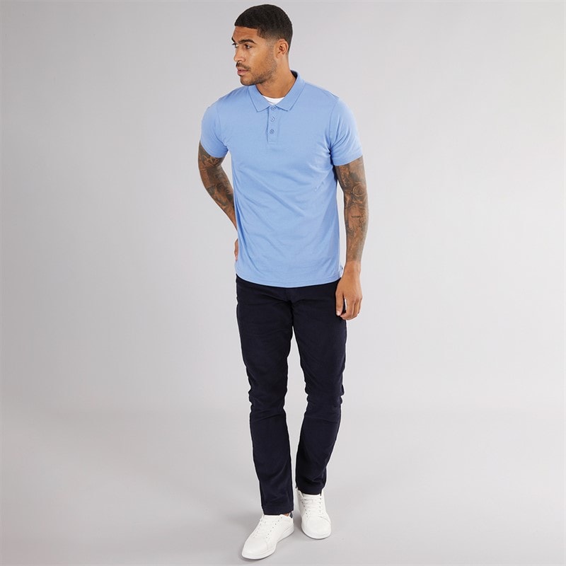 French Connection Mens Five Pocket Cord Chinos Marine - Image 4