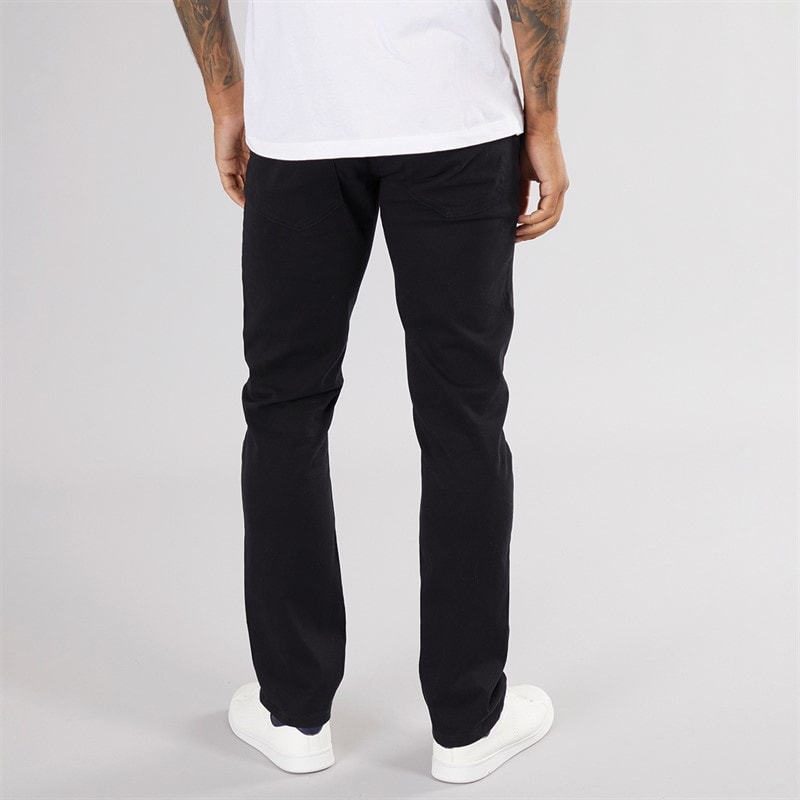 French Connection Mens Five Pocket Chinos Black - Image 2