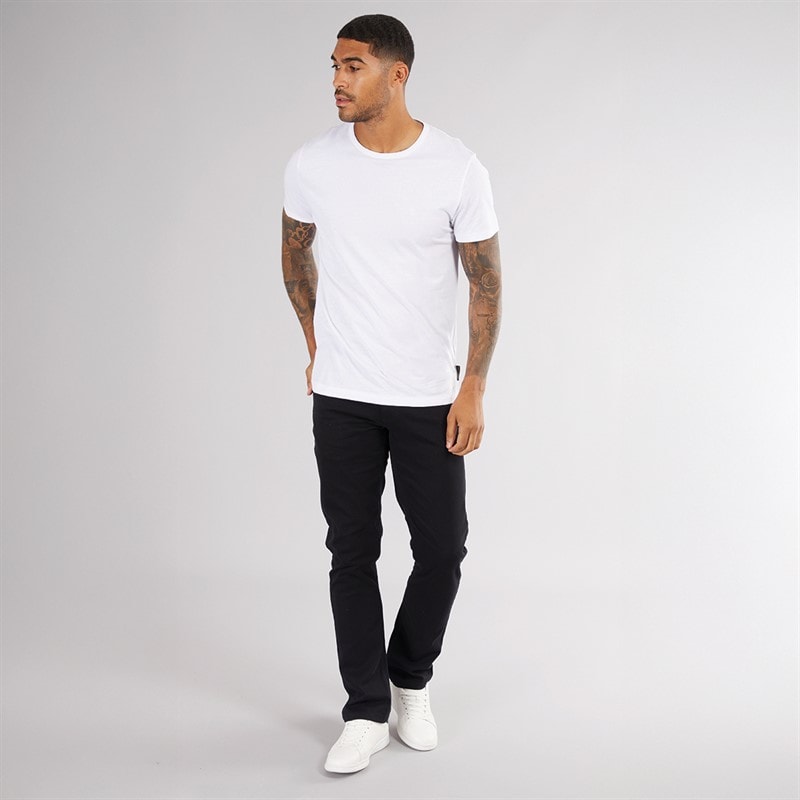 French Connection Mens Five Pocket Chinos Black - Image 3