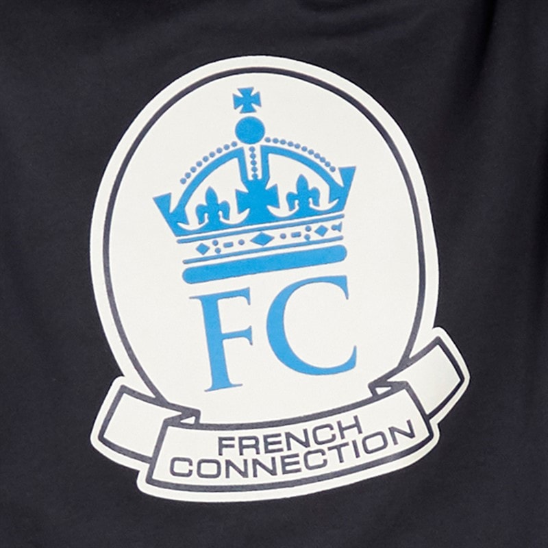 French Connection Boys Dalps Hoodie And Joggers Tracksuit Marine - Image 3