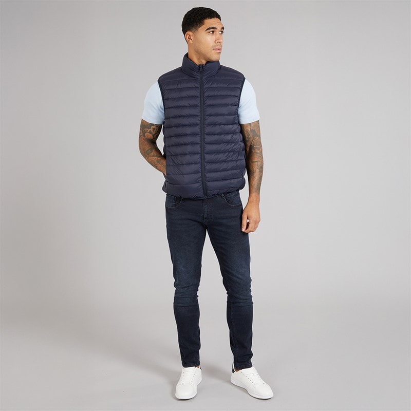 French Connection Mens Superlight Gilet Marine - Image 3