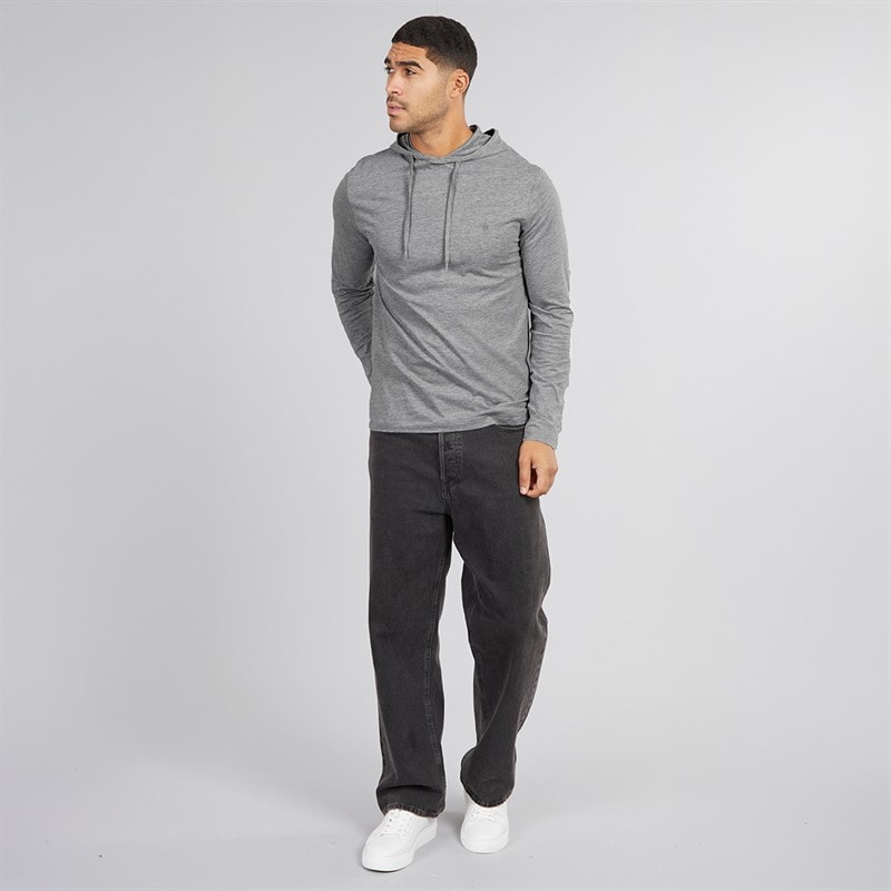 French Connection Mens Crown Three Pack Long Sleeve Tops Multi 3 - Marine/Light Grey Mel/White - Image 4