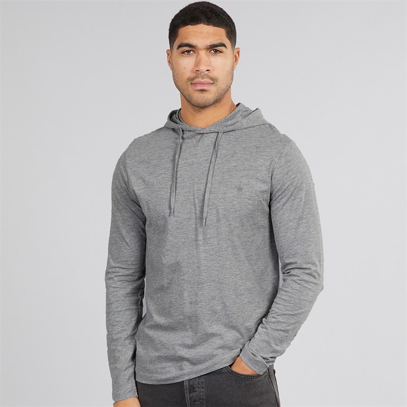 French Connection Mens Crown Three Pack Long Sleeve Tops Multi 3 - Marine/Light Grey Mel/White - Image 5